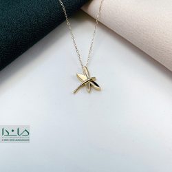 گردنبند متصل سنجاقک طرح اول